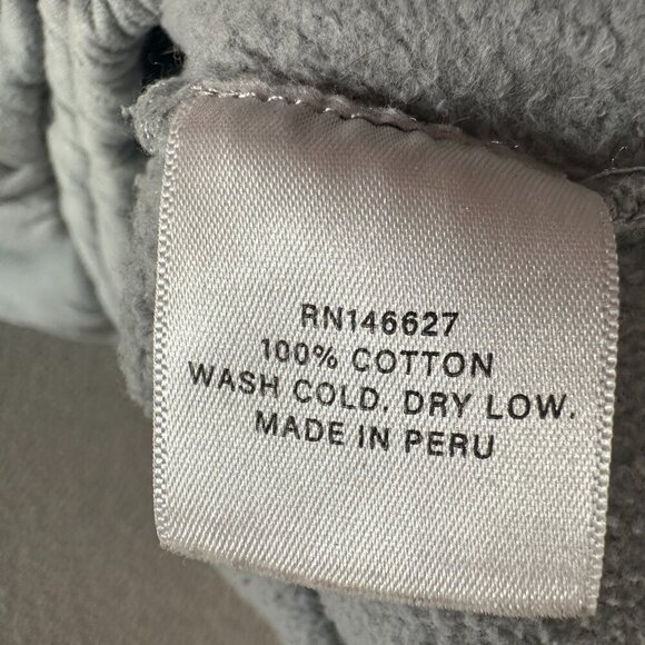 Snax Sweatpants Large Blue Drawstring Waist Cotton Fleece Peru - Picture 11 of 13